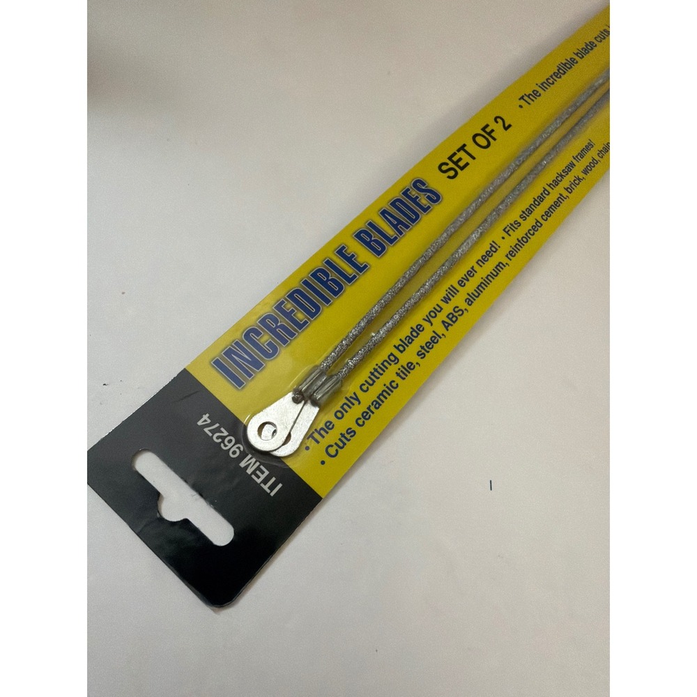 Incredible Blades Set of 2 Universal 360 Degree Hacksaw Cutting Blades 96274